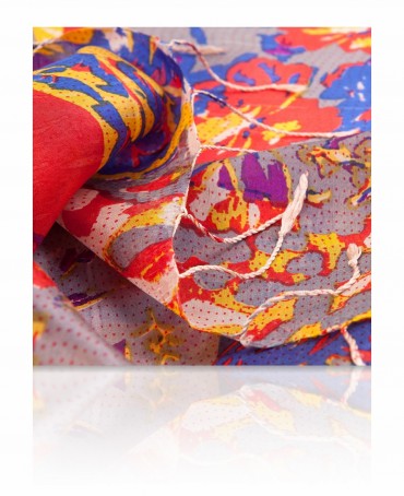 Палантин Женский S30-DENSE.FLORAL/LILAC